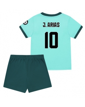 Wolves Jhon Arias #10 Maglia Gara Trasferta Repliche 2025-26 Bambino Maniche Corte